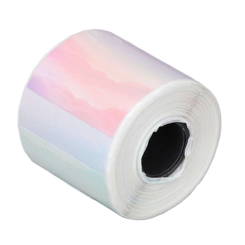Label Sticker Round - 丸型サーマルステッカーラベル 30x30mm ポータブル 自己粘着式 小規模ビジネス向け サーマルステッカー