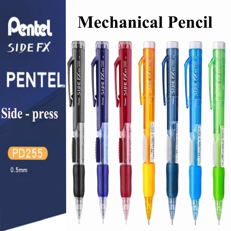 Pentel Pen Energel - ぺんてる サイドプッシュシャープペンシル コンフォートグリップ バリューショートハンド描画用鉛筆 スムーズライティング 学習用品