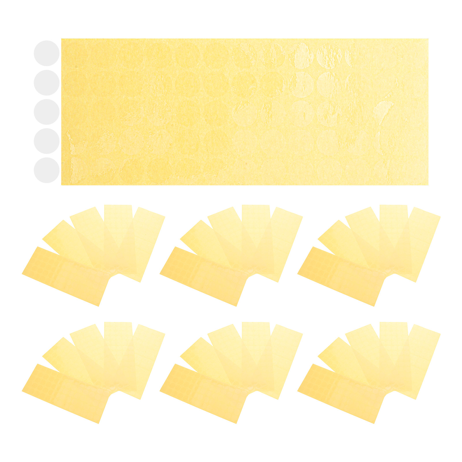 Label Sticker Round - 5000枚 透明シールステッカー 透明円形粘着ラウンドドット 封筒シール 食品・化粧品用包装ラベル 改ざん防止