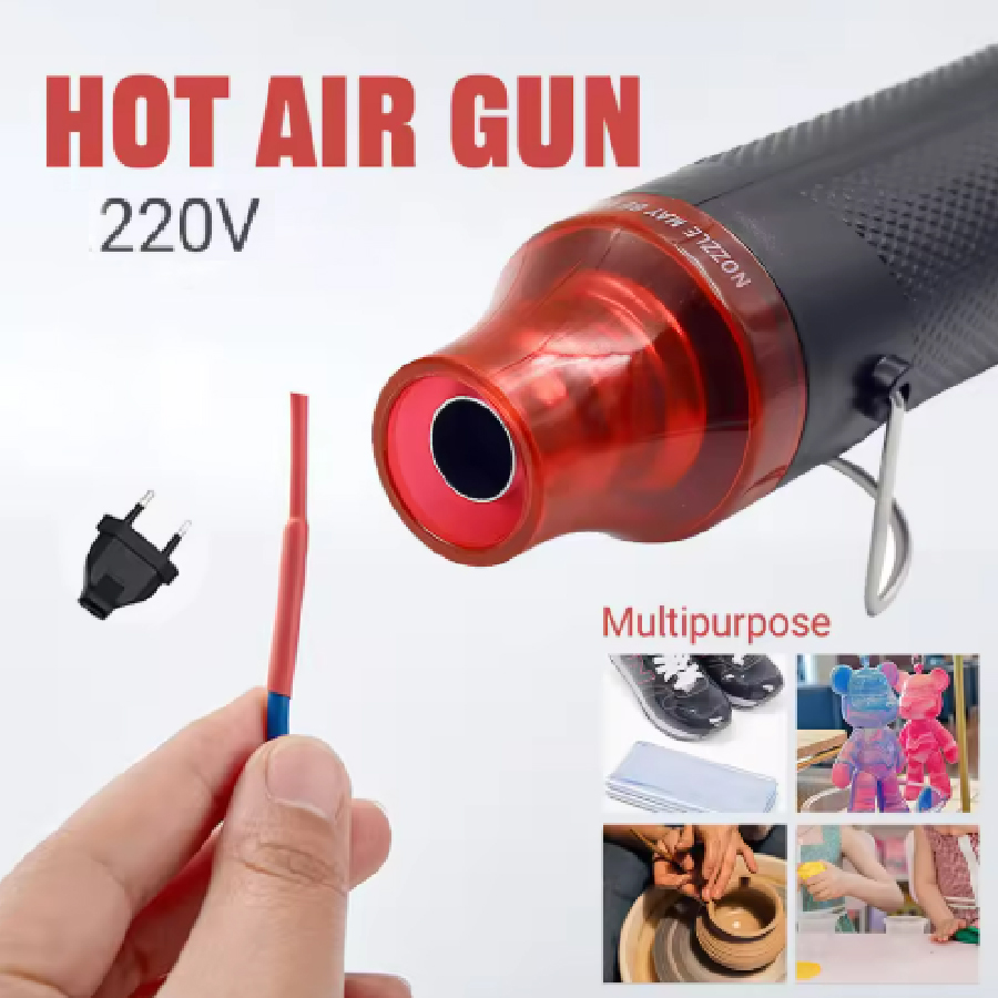 家庭用多目的ヒートガン/収縮チューブ EU プラグケーブルメ - Heat Gun Embossing のレビューと価格