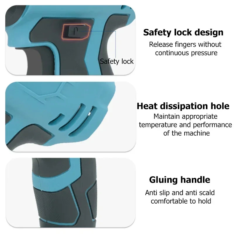 ホットエアガン高速加熱ポータブルヒートガン4つのノズルアタッ - Heat Gun Embossing のレビューと価格