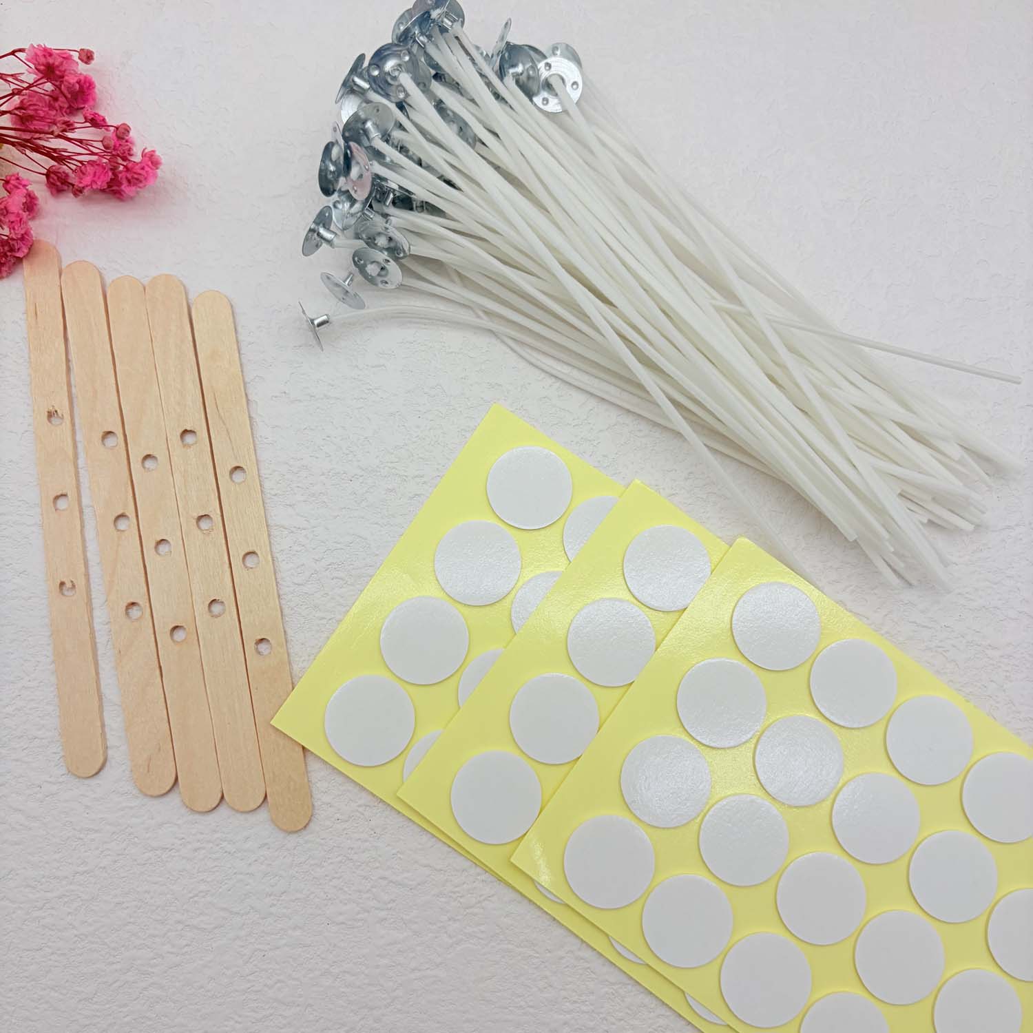 1セットのキャンドル作りDIYキット、無煙キャンドル、綿芯、 - Candle Making Reno のレビューと価格