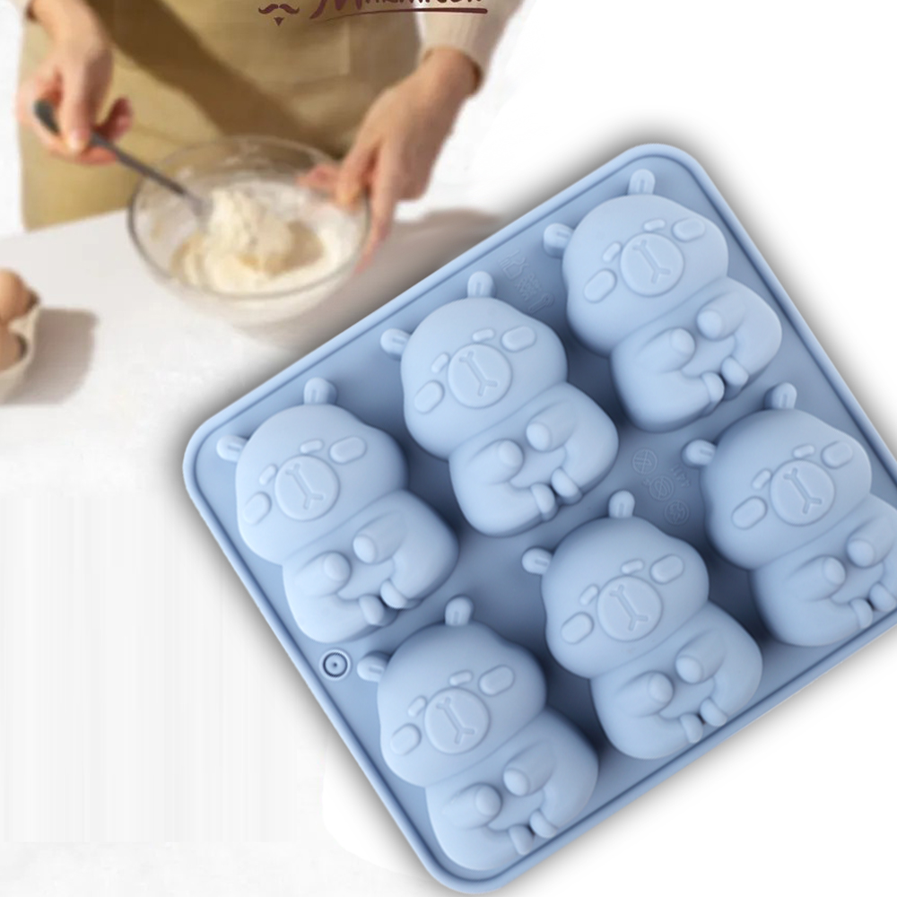 かわいいカピバラの形をしたシリコンケーキ型1個。チョコレート - Candle Making Tutorial のレビューと価格