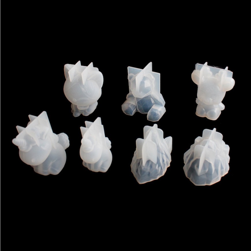 透明ユニコーンシリコーンエポキシ樹脂金型ジオメトリクマウサギ - Candle Making Tutorial のレビューと価格
