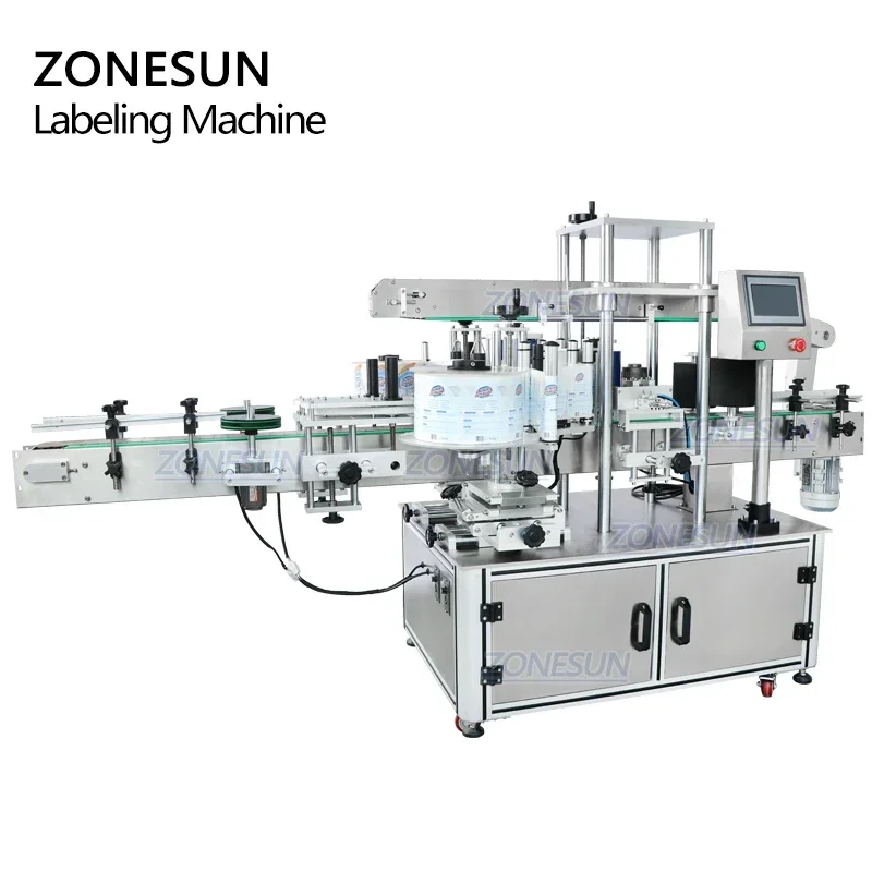 ZONESUN ZS-TB300Z 両用自動ボトルラベリング - Label Sticker Round のレビューと価格