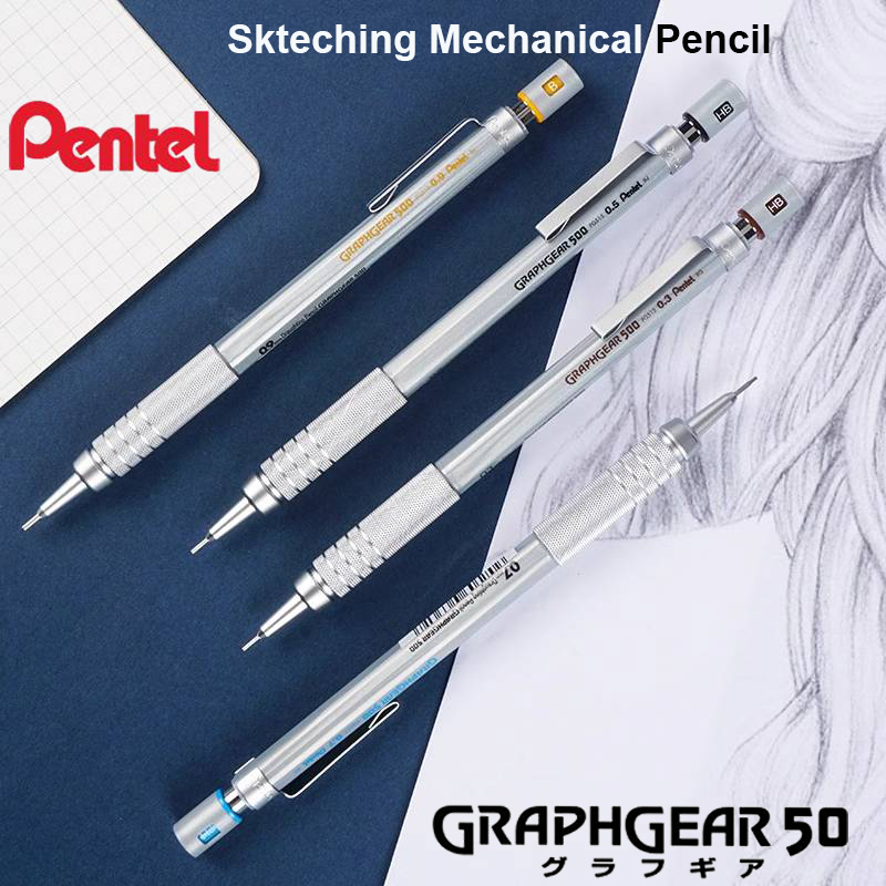 ぺんてる シャープペンシル GraphGear 500 壊れ - Pentel Pen Energel のレビューと価格