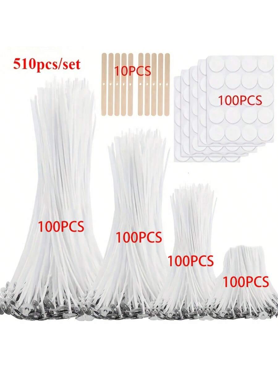 310/510個のキャンドル作り用品セット、1インチ/3.9 - Candle Warning Label のレビューと価格