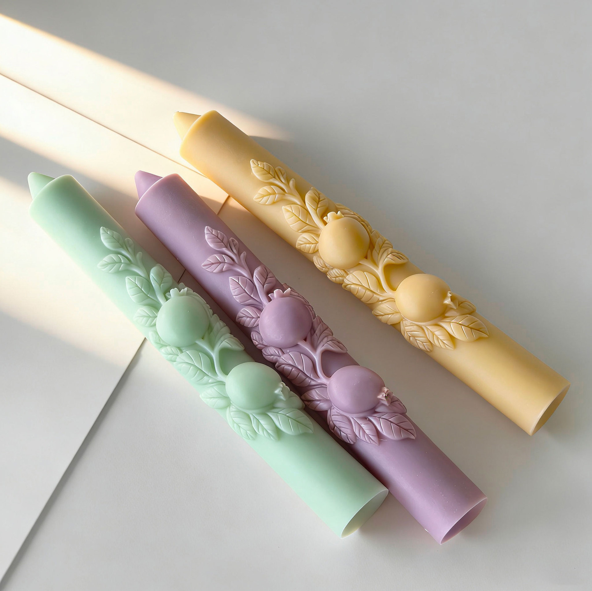 DIY ザクロ型 ロングロッド シリコンキャンドルモールド  - Candle Making Reno のレビューと価格