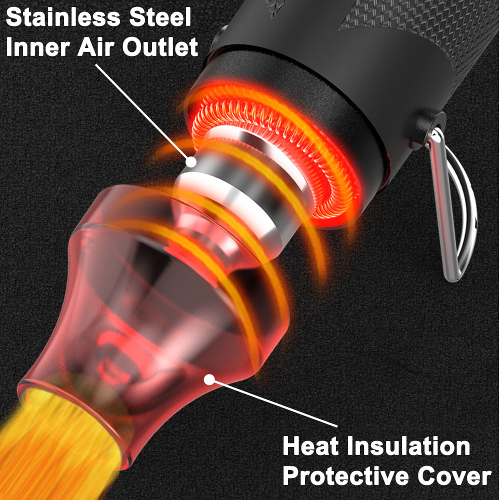 300 ワットホットエアガンポータブルミニヒーター DIY  - Heat Gun Embossing のレビューと価格